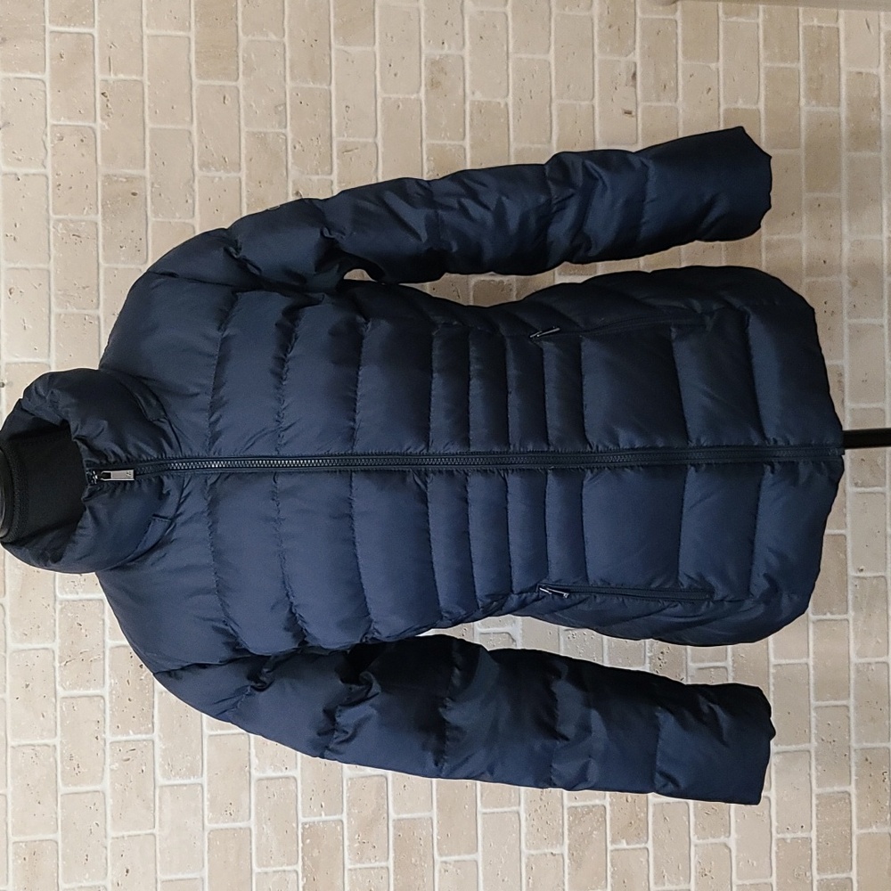 Calvin Klein Women's Dark Green Down Jacket (Sz M)